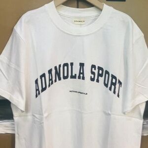 Adanola Sport White Short Sleeve Tee